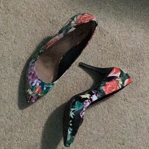 Floral High Heels